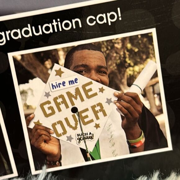 GRADUATION Sticker & Stencil decorating kit - Picture 7 of 9